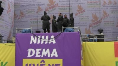 Diyarbakır’da yarın kutlanacak Nevruz için hazırlıklar sürüyor. Etkinlikleri izlemek için