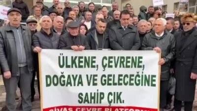 Doğa ve yaşam savunucuları, Sivas’ın Zara ilçesine bağlı Çevirmehan, Güllüali