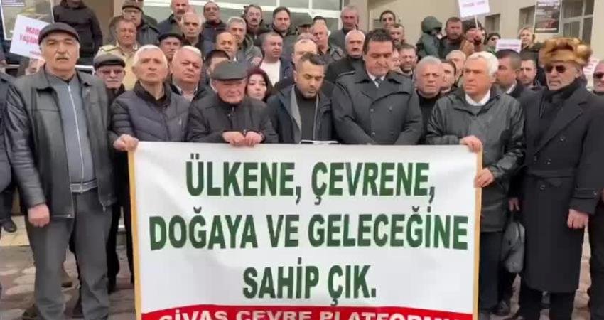 Doğa ve yaşam savunucuları, Sivas’ın Zara ilçesine bağlı Çevirmehan, Güllüali