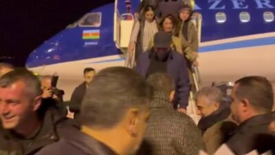 İran tarafından gönderildiği belirtilen dronların Nahçıvan Özerk Cumhuriyeti Havalimanı çevresinde