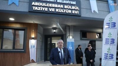 Edremit Belediyesi tarafından İbrahimce Mahallesi’ne kazandırılan "Abdulcebbar Bülbül Taziye ve