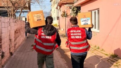 Efeler Belediyesi'nin hayata geçirdiği "Kardeş Eli" projesi, ramazan ayında ihtiyaç