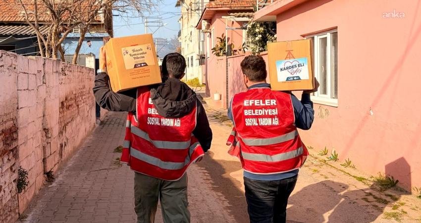 Efeler Belediyesi'nin hayata geçirdiği "Kardeş Eli" projesi, ramazan ayında ihtiyaç