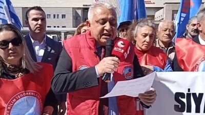 Eğitim İş Sendikası Osmaniye Şube Başkanı Adem Yücel, Ekim 2025'te