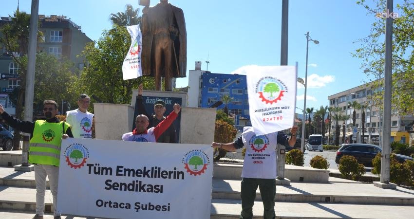 Tüm Emeklilerin Sendikası Ortaca Şubesi tarafından emekli aylıklarının ve bayram