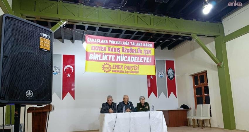 EMEP Genel Başkanı Aslan Burhaniye’de konuştu: “Mehmet Şimşek programı, ezilen halk kesimlerinin daha fazla yük altına sokulması için hayata geçirildi” Emek Partisi (EMEP) Genel Başkanı Seyit Aslan, "Mehmet Şimşek programı,