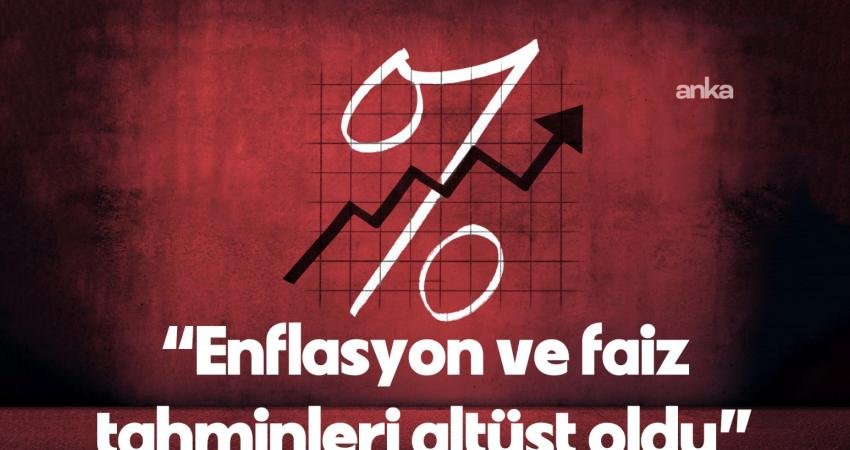 Enflasyon ve faiz tahminleri altüst oldu Şubat ayı enflasyon rakamı, gıdada devam eden artışın etkisiyle, yüzde