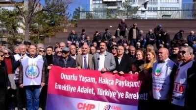 CHP Eskişehir İl Örgütü ve emeklilerin temsilcileri, yaşam koşullarının iyileştirilmesi