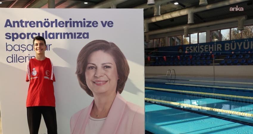 Eskişehirli milli sporcu Şimşek, İtalya’da Türkiye’yi temsil edecek Eskişehir Büyükşehir Spor Kulübü Deaf ve Paralimpik Yüzme Takımı milli