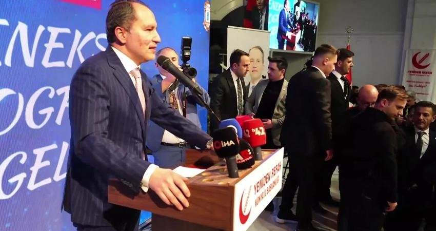 Yeniden Refah Partisi Genel Başkanı Fatih Erbakan, ABD ve İsrail'in