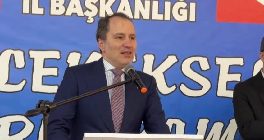 Yeniden Refah Partisi Genel Başkanı Fatih Erbakan, "15 günden bu