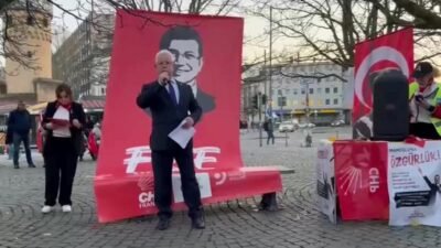 CHP Frankfurt Birliği, CHP'nin cumhurbaşkanı adayı ve tutuklu İstanbul Büyükşehir