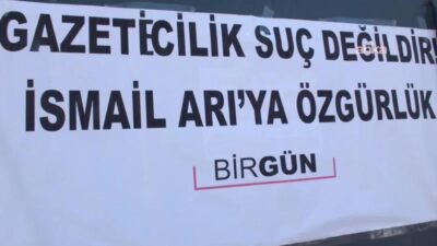 Balıkesir’in Burhaniye ilçesinde, BirGün muhabiri İsmail Arı için özgürlük çağrısı