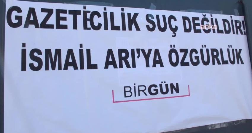 Balıkesir’in Burhaniye ilçesinde, BirGün muhabiri İsmail Arı için özgürlük çağrısı