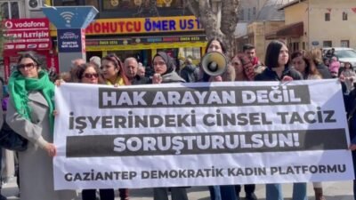 Gaziantep Demokratik Kadın Platformu bileşenleri, Ahmet Aslansoy Tekstil’in mağdur kadın