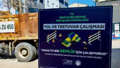 Gemlik Belediyesi, ilçe genelinde sürdürdüğü ulaşım ve çevre düzenleme çalışmalarına