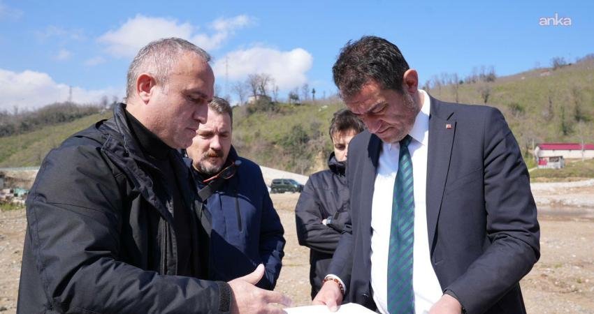 Giresun Belediye Başkanı Fuat Köse, Ülper Köyü’nde yapımına başlanan Belediye