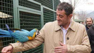 Giresun Belediye Başkanı Fuat Köse, Belediye Hayvanat Bahçesi'ni ziyaret ederek,