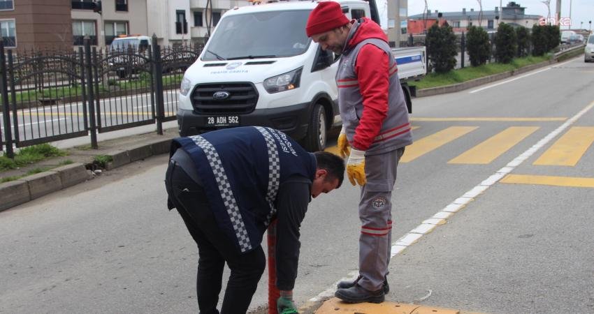 Giresun Belediyesi ekipleri, vatandaşların daha temiz ve düzenli bir şehirde