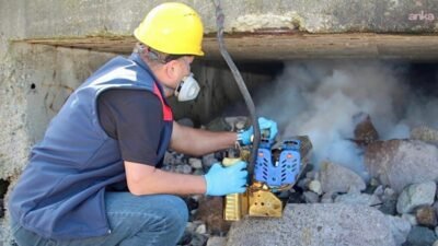 Giresun Belediyesi Veteriner İşleri Müdürlüğü, ilkbaharın gelmesiyle kent genelinde dumanlama