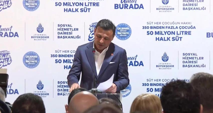 Halk Süt projesi 50 milyon litreye ulaştı… Silivri’de cezaevi yakınında düzenlenen törene mesaj gönderen İmamoğlu: Yalanlarla, iftiralarla, uydurma davalarla bizi yolumuzdan döndüremezsiniz, bizi milletin gönlünden silemezsiniz İBB, Ekrem İmamoğlu’nun, sosyoekonomik desteğe ihtiyacı olan hanelerin 3-6 dönemindeki