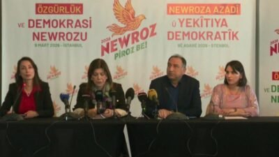 DEM Parti Eş Genel Başkanı Tülay Hatimoğulları, İstanbul'da 2026 Nevruz Deklarasyonu