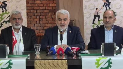 HÜDA PAR Genel Başkanı Zekeriya Yapıcıoğlu, siyonist saldırganlığın Filistin'le sınırlı