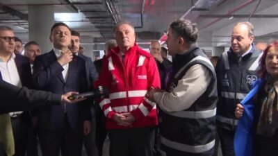 İstanbul Büyükşehir Belediyesi'nin (İBB) Bahçelievler ve Bağcılar’daki projelerinde incelemeler yapan