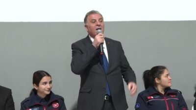 İstanbul Büyükşehir Belediyesi (İBB) Başkanvekili Nuri Aslan, Beyoğlu İtfaiyesi’nde düzenlenen