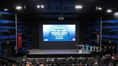 İSKİ’nin 22 Mart Dünya Su Günü kapsamında konuşan İstanbul Büyükşehir