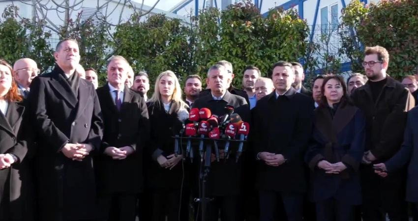 CHP Genel Başkanı Özgür Özel, İBB davasının ilk gününün ardından