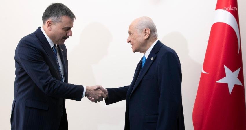 İçişleri Bakanı Mustafa Çiftçi, MHP Genel Başkanı Devlet Bahçeli'yi TBMM'deki
