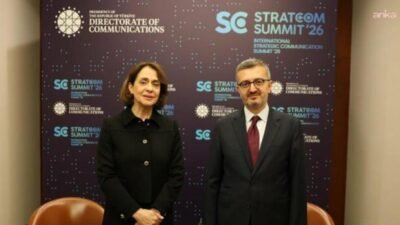  İletişim Başkanı Burhanettin Duran, Bulgaristan Dışişleri Bakanı Nadezhda Neynsky ile