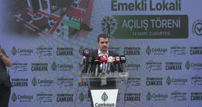 Çankaya Belediye Başkanı Hüseyin Can Güner, İlker–Mürsel Uluç Emekli Lokali