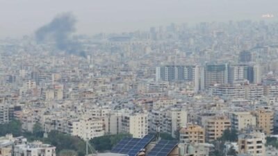 İsrail ordusu, Lübnan’ın başkenti Beyrut’ta Hizbullah’a ait hedeflere yönelik yeni