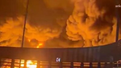 İsrail ve ABD’nin İran’ın başkentİ Tahran'daki petrol depolarını hedef alan