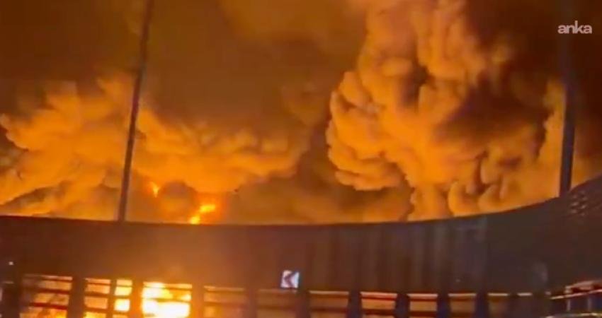 İsrail ve ABD’nin İran’ın başkentİ Tahran'daki petrol depolarını hedef alan