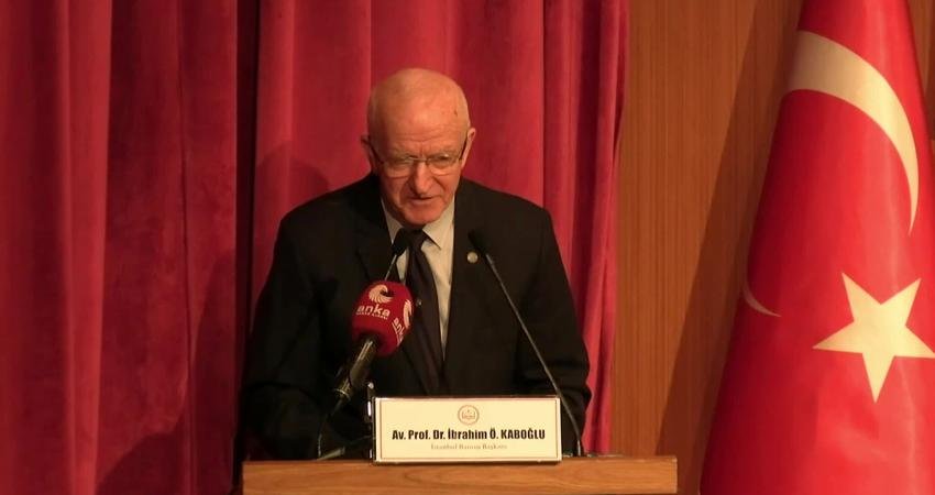 İstanbul Barosu Başkanı İbrahim Özden Kaboğlu, ANKA Haber Ajansı Genel Yayın