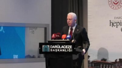 İstanbul Valisi Davut Gül, Ramazan Bayramı nedeniyle Darülaceze Başkanlığı’nda düzenlenen