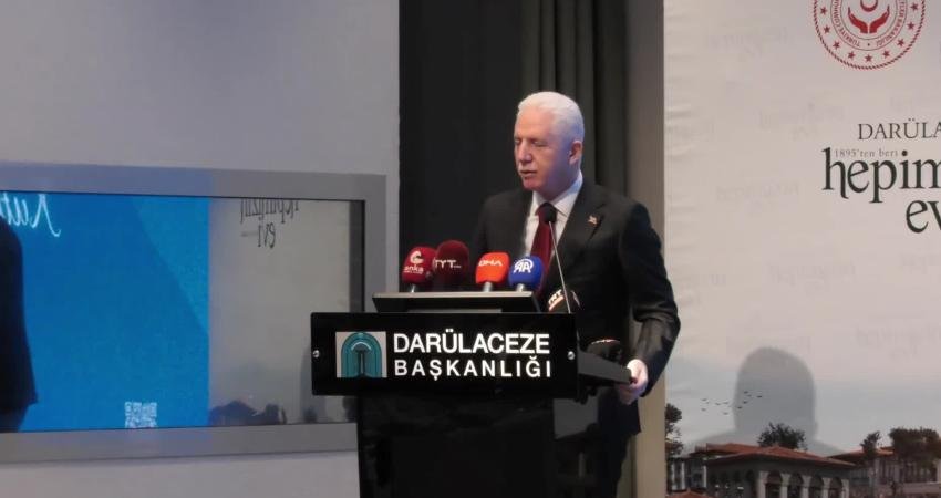 İstanbul Valisi Davut Gül, Ramazan Bayramı nedeniyle Darülaceze Başkanlığı’nda düzenlenen