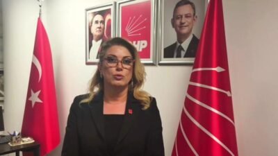 CHP Kadın Kolları Genel Başkanı Asu Kaya, İstanbul Zeytinburnu Kazlıçeşme sahilinde