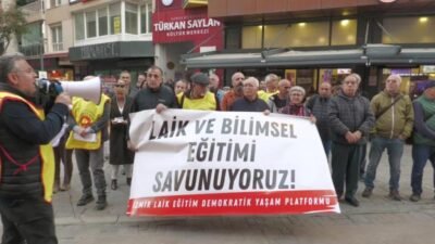 İzmir’de Laik Eğitim Demokratik Yaşam Platformu, Milli Eğitim Bakanlığı’nın yayımladığı