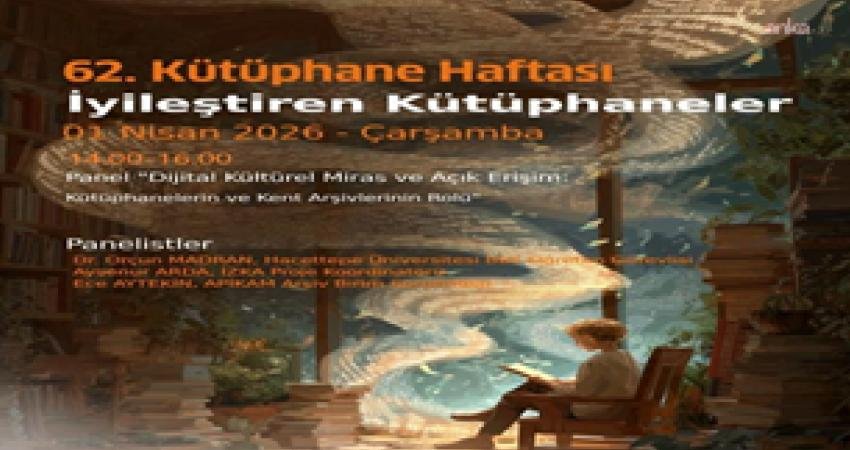 İzmir’de Kütüphane Haftası kutlanıyor İzmir Büyükşehir Belediyesi, Kütüphane Haftası kapsamında Ahmet Piriştina Kent Arşivi