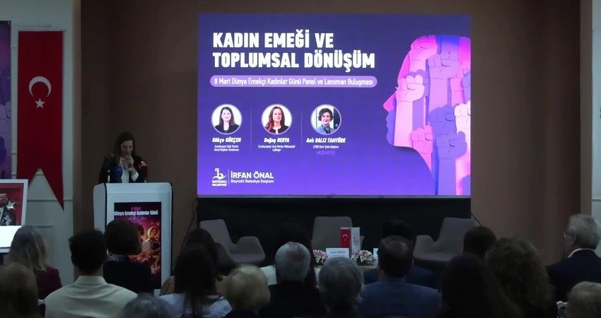 CHP Genel Başkan Yardımcısı, Bayraklı Belediyesi’nin düzenlediği “Kadın Emeği ve