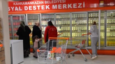 Kahramankazan Belediyesi, ramazan ayında da ihtiyaç sahibi vatandaşlara yönelik sosyal