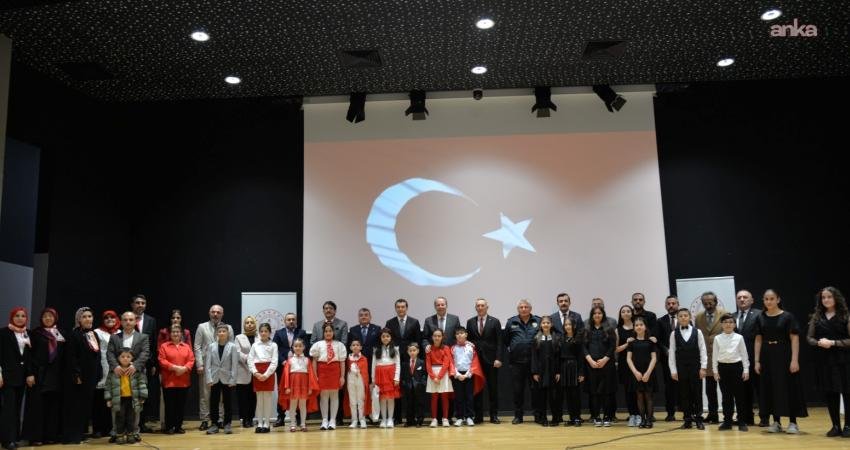 Ankara’nın Kahramankazan ilçesinde düzenlenen "Üç Kuşak İstiklal Marşı'nı Güzel Okuma