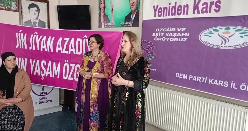DEM Parti Kars İl Eş Başkanlığı, 8 Mart Dünya Emekçi