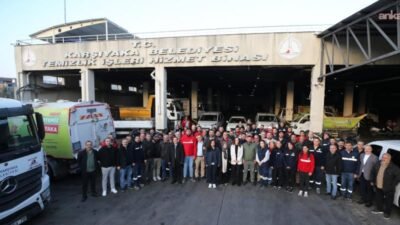 Karşıyaka Belediye Başkanı Yıldız Ünsal, Örnekköy Şantiye Tesisleri’nde ve ana