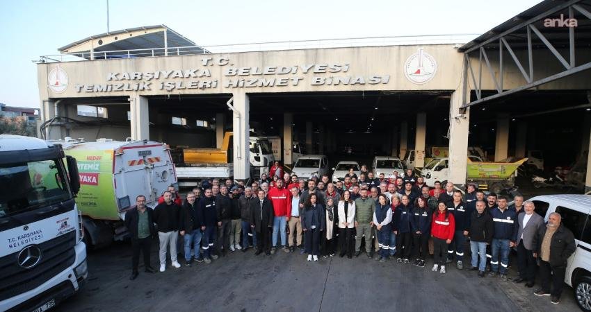 Karşıyaka Belediye Başkanı Yıldız Ünsal, Örnekköy Şantiye Tesisleri’nde ve ana