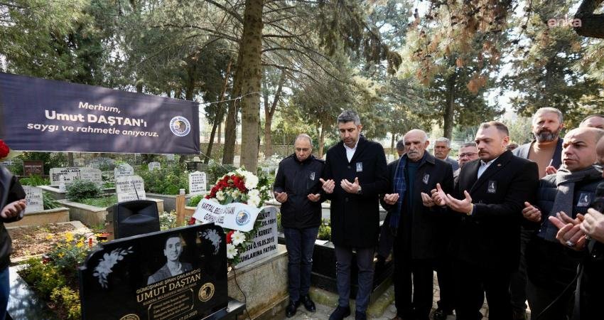 Kartal Belediye Meclisi Üyesi Umut Daştan, vefatının birinci yıl dönümünde